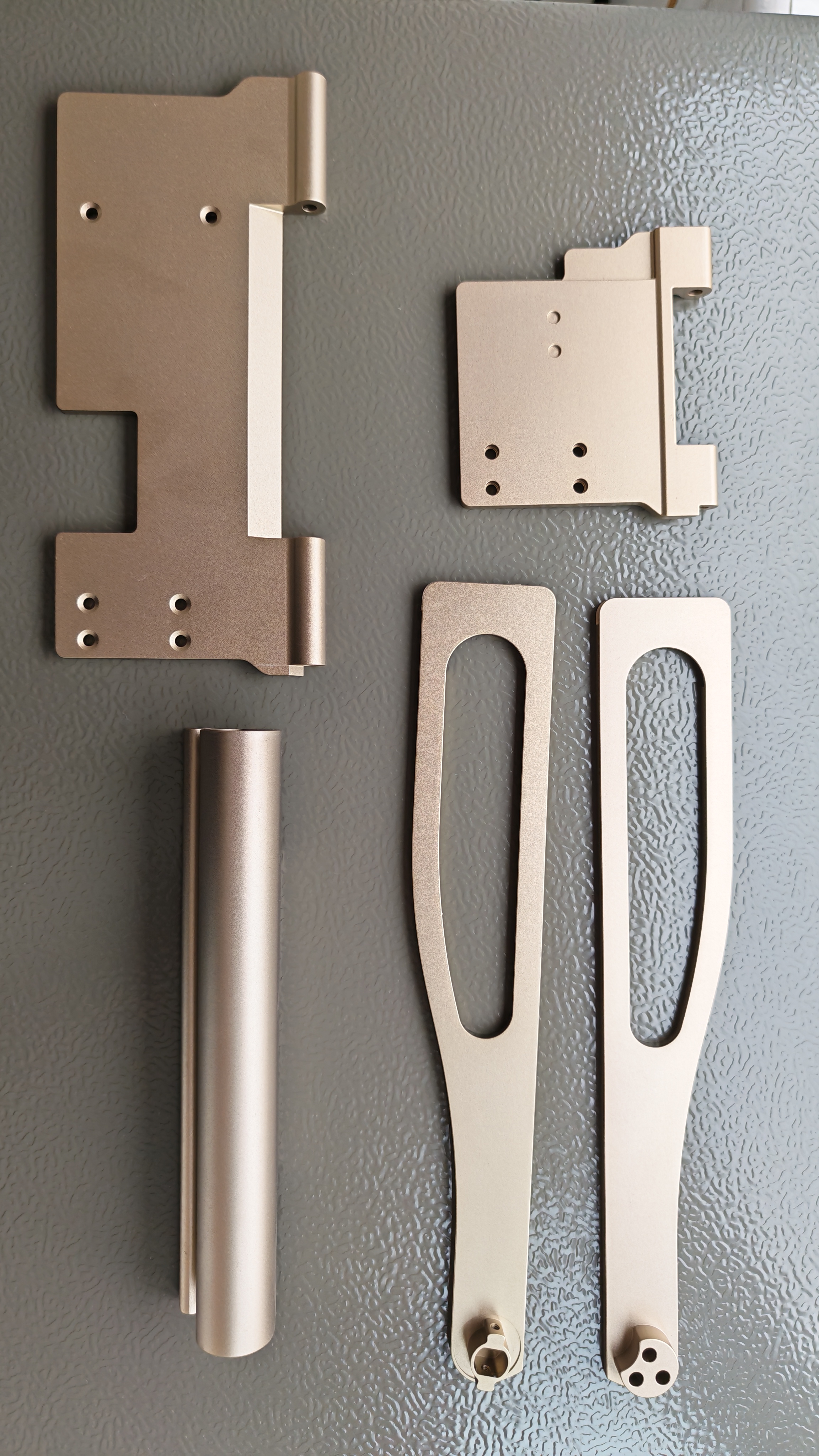 CNC machined aluminum structural components