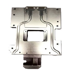 Precision structural part with formed cooling channels